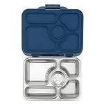 Yumbox Presto Stainless Steel Bento Box | 5 Compartment Leakproof Lunch Box For Kids & Adults, Lightweight & Compact | Premium Durable Materials | BPA-Free, Food-Safe | 900ML - Santa Fe Blue