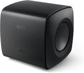 KEF KC62 Uni-Core Force-Cancelling Compact Subwoofer, Carbon Black (1000W)