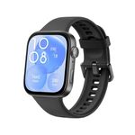 HUAWEI WATCH FIT 3 Smartwatch for men women, iOS & Android, Up to 10 Days Battery Life, Bluetooth Calls, GPS Smartwatch, Aluminum Case, AMOLED Display, Health&Fitness Tracker, Black Strap