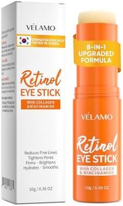 VELAMO ADVANCED Retinol Eye Balm Stick: Made in Korea, Travel Essentials, Upgraded 8-in-1 Formula with Collagen, Niacinamide & Peptides – Under Eye Cream for Dark Circles, Puffiness & Wrinkles 0.35oz