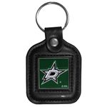 NHL Siskiyou Sports Fan Shop Dallas Stars Square Leather Key Chain One Size Black