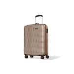 Aristocrat Comet 8 Wheel Cabin (Small Size) Hard Case Trolley Bag | Combination Lock | Tough and Durable Polycarbonate Luggage | 3 Year International Warranty | 56 CM Suitcase for Travel | Champagne