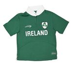 Lansdowne Green Ireland Shamrock Performance Short Sleeve Kids Rugby Shirt (5/6 Years)