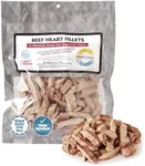 Fresh Is Best - Freeze Dried Healthy Raw Meat Treats for Dogs & Cats - Beef Heart Fillets