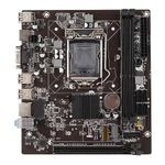 LGA 1155 DDDR3 Desktop Motherboard, Mini ITX Motherboard 2 DDR3 Memory Slots, Gaming Motherboard with VGA HDMI Output for Computer PC