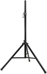 Gemini Sound ST-04 Heavy Duty Professional Audio Universal DJ Foldable Collapsible Telescoping Tripod PA Speaker Stands, Adjustable height up to 80" Inches Tall