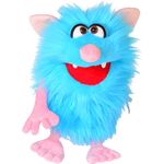 Living Puppets 14-Inch Blue Monster Hand Puppet - Fine European Design, Ultra-Soft and Cuddly, Promotes Child Development, Safety Certified, Teacher-Recommended for Boys and Girls