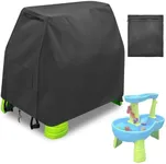 Infowush Kids Water Table Cover For Step 2 Rain Showers Splash Pond Water Table, Outdoor Play Toys Cover for water table for toddlers 1-3, Waterproof Dust Proof Water Table Accessories-Cover only（E）