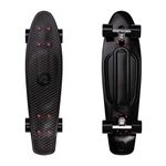 Retrospec Quip Skateboard 27" | Classic Retro Plastic Cruiser Complete Skateboard | Compact Board w/Grippy, Molded Waffle Deck