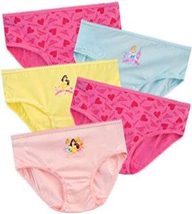 Disney Mutandine Confezione da 5 per Ragazze Principesse Rosa
