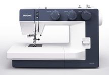 Janome 1522BL: Sewing Machine: 22 stitches including 1-Step Buttonhole, Easy Auto Needle Threading with All Metal Hook, All Metal Bobbin Case, All metal Shuttle, Cast Aluminium Frame