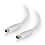 C2G 54410 Mini DisplayPort Cable M/M - Digital Audio Video, White (3 Feet, 0.91 Meters)