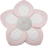 PandaEar Baby Bath Pad for Infant Newborn | Soft Flower 5 Petals for Sink Bathtub Essentials Shower Gift (Pink)