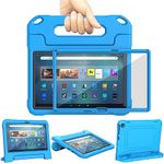 Amazon Fire Max 11 Tablet Case Kids (13 Generation, 2023 Release) - TrendGate Lightweight Shockproof Fire Max 11 Cover Built-in Screen with Handle Stand for Kindle Fire Max 11 Tablet - Blue