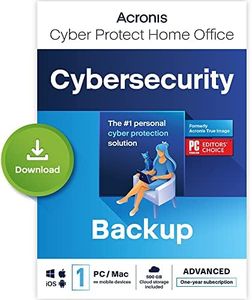 Acronis Cyber Protect Home Office 2023 | Advanced | 500 GB Cloud-Space | 1 PC/Mac | 1 Year | Windows/Mac/Android/iOS | Internet Security with Backup | Activation Code by email