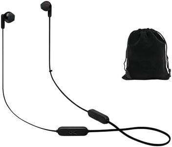 JBL Tune 215BT Wireless Earbud Headphones - Bluetooth 5.0, 16-Hour Battery Life, Pure Bass Sound, Multi-Point Connection, Voice Assistant Support, Tangle-Free, Comfort-Fit Earbuds, Includes Pouch