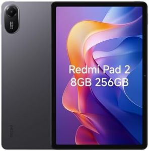 Xiaomi Redmi Pad 2 Only WiFi (No Calls or Text) 11" 2.5K Octa Core 4 Speakers Global ROM 9000mAh Bluetooth 5.3 8MP Model 25040RP0AL (Graphite Gray, 256GB + 8GB)