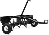 AUTOSAVER88 42" Tow Plug Lawn Aerator with Universal Hitch for Lawn, Farm and Garden, Black