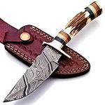 8 inch Handmade Damascus Steel Hunt