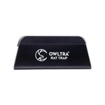 OWLTRA OW-1 Indoor Electric Rat Trap, Instant Kill Rodent Zapper with Pet Safe Trigger, Black, Large