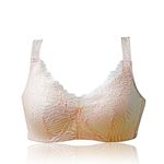 Women Everyday Bra for Mastectomy Silicone Breast Inserts, Skin, 36B