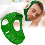 Anti Snoring Devices, Chin Strap for Sleeping, Adjustable Breathable Chin Strap for Men and Women Sleeping, Airflow Jaw Strap for Sleep Apnea - Greed