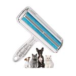 Reusable Pet Hair Remover for Dog and Cat Fur – Multi-Surface Lint Roller for Furniture, Couch, Carpet, Car Seats and Bedding – Portable Fur Removal Tool (Blue)