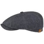Stetson Men's Linen Hatteras Newsboy Cap 8 Denim