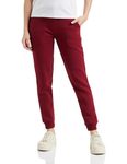 Amazon Brand - Symbol Women's Regular Fit Winter Track Pants (SYWHJOG320_Maroon_M)