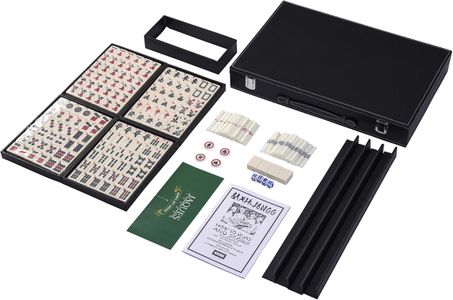 Jaques of London Mahjong Set – Classic Tile Game with Case