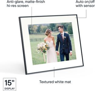 Aura Walden 15" WiFi Digital Photo Frame – Large Smart Display