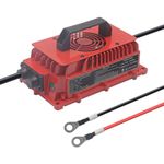 Eseegoo 25 AMP Lithium Onboard Battery Charger 12S LiFePo4 36V 25A O-Type Terminal-M8 for 36 Volt (38.4V) Golf Carts Waterproof IP65