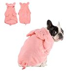 NACOCO Halloween Pig Dog Costume - Pet Christmas New Year Hoodie Warm Party Coat Outfit for Small and Medium Cat Dog Clothes(M)