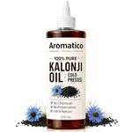 AROMATICO Kalonji Oil for Hair Growth & Skin - Black Seed Oil for Hair Fall, Scalp Health & Hair Thickening | Nigella Sativa Hair Oil | 200ml