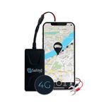 Salind GPS - Salind 01 4G - GPS Tracker for Cars, Motorcycles and Other Vehicles - Direct Connection to Battery - UK & Worldwide Real Time Tracking, Route Memory System and Alarms - Wire Length 1.06m