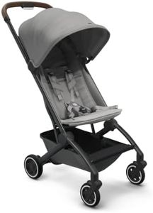 Joolz AER Stroller (Grey) - Strollers & Prams, One-Hand Compact Fold, Ultra-Light Weight & Compact 6kg, Cot or Capsule, Travel Stroller, Carry Bad Included, Airplane Overhead