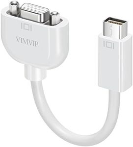 VIMVIP Mini DVI to VGA Adapter Cable for Macbook White