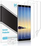 HATOSHI 3 Pack Screen Protector Designed for Samsung Galaxy Note 8, Flexible TPU Film, Full Coverage, Alignment Tool, Case Friendly HD Clear Protector for Samsung Galaxy Note 8