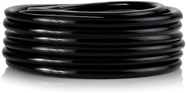 Alpine Corporation 100 Ft. PVC Tubing with 3/8" Inside Diameter for Ponds and Fountains, Black