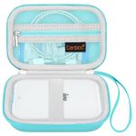 Canboc Hard Case for New Canon Ivy 2 Mini/Canon Ivy Mini/Canon Ivy CLIQ+2 CLIQ 2 Photo Printer Mobile Wireless Bluetooth Instant Camera Printer, Mesh Bag fit Photo Paper Cable, Mint Green+Mint Green