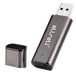 aLLreLi Digital Dictaphone CP00341 [2-in-1] 16GB Mini USB Memory Stick Digital Voice Recorder with Lanyard for Meeting, Lectures, Interview