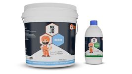 Jpoxy Polymers MR. JO Floorkot-HB [ 6kg ] | High Build Epoxy Floor Coating | Solvent-Free | Heavy-Duty Industrial Flooring | Chemical & Abrasion Resistant (Grey)