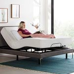 Linenspa Adjustable Bed Frame - Independent Head and Foot Incline - Powerful Quiet Motor - Easy Tool Free Assembly - Lounging - Watch TV - Working - Reading - Ergonomic - Electric Bed Base - Full Size