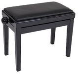 Kinsman KPB03BK Adjustable Piano Bench - Black