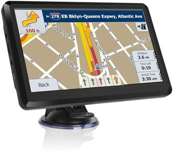 Car GPS Navigation GPS Navigation for Truck & RV & Car, Driver Alerts, Turn-by-Turn Directions, 2025 Map with Free UpdateMap