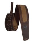 Ve CREATION Premium Leather Guitar Strap 3-Inches Wide | Soft Suede Padded | Adjustable from 42-56 Inches | (VEG-101)