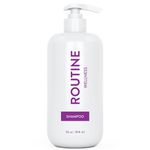 Routine Wellness Shampoo for Stronger Hair - Vegan, All Natural Biotin Shampoo with Nourishing Oils and Vitamins - Rose Hips - 14oz