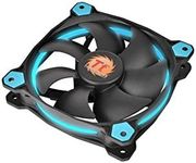 Thermaltake Ring 14 High Static Pressure 140mm Circular LED Ring Case/Radiator Fan with Anti-Vibration Mounting System Cooling CL-F039-PL14BU-A Blue