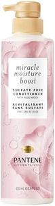 Pantene Nutrient Blends Sulfate Free Miracle Moisture Boost with Rose Water Conditioner, 400 mL