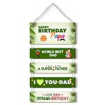 Regalocasila Wall Decoration | Birthday Wishes Quotes | For Father | From Son Daughter | Unique Gift Ideas | Surprise Gifts | Dad Gifts | Special Birthday Gifts For Father | UVDADHB0706